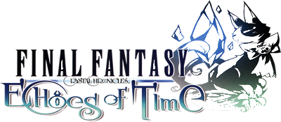 Final Fantasy Crystal Chronicles: Echoes of Time title screen for Nintendo DS